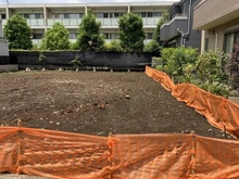 【東京都/杉並区高井戸西】杉並区高井戸西二丁目　新築戸建1号棟 現地（建築前）：向かって右側（全3区画）