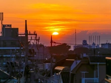 【東京都/中野区上高田】中野区上高田5丁目 店舗付住宅 眺望:西向きの眺望(ズーム有)