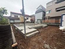 【東京都/練馬区早宮】練馬区早宮一丁目　新築戸建 建築中の外観