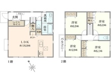 【東京都/練馬区早宮】練馬区早宮一丁目　新築戸建 間取り図