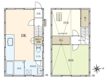 【東京都/中野区若宮】中野区若宮三丁目　戸建 間取り図
