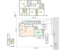【東京都/杉並区高井戸西】杉並区高井戸西二丁目　戸建 間取り図