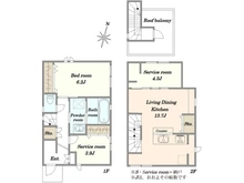 【東京都/杉並区井草】杉並区井草5丁目　中古戸建 間取り図