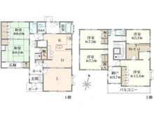 【大阪府/高槻市岡本町】高槻市岡本町　中古戸建 間取り図