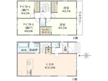 【京都府/京都市伏見区醍醐新開】京都市伏見区醍醐新開　1期2号地 間取り図