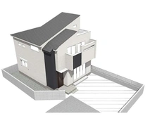 【東京都/西東京市下保谷】西東京市下保谷1丁目新築戸建 完成予想図：図面を基に描き起したもので、実際とは多少異なる場合があります。