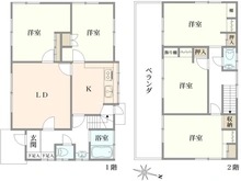 【東京都/練馬区大泉学園町】練馬区大泉学園町2丁目中古戸建 間取り図
