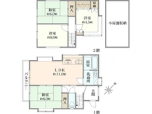 【埼玉県/新座市池田】新座市池田4丁目中古戸建 間取り図