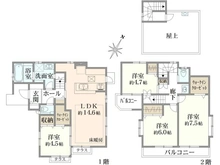 【埼玉県/新座市石神】新座市石神2丁目中古戸建 間取り図