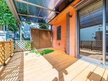 【東京都/東久留米市中央町】東久留米市中央町2丁目中古戸建 ウッドデッキ