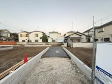 【東京都/西東京市中町】西東京市中町5丁目新築戸建5号棟 現地（建築前）：全6棟　／　右から2番目奥側