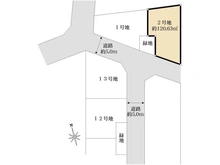 【東京都/東久留米市南沢】セキュレアイオンモール東久留米2号棟 区画図