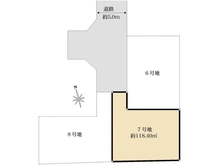 【東京都/東久留米市南沢】セキュレアイオンモール東久留米7号棟 区画図