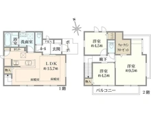 【東京都/東久留米市南沢】セキュレアイオンモール東久留米13号棟 間取り図