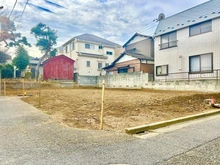 【東京都/練馬区三原台】練馬区三原台1丁目新築戸建・A号棟 現地（建築前）：全2棟 右奥区画