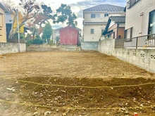 【東京都/練馬区三原台】練馬区三原台1丁目新築戸建・A号棟 現地（建築前）：全2棟 右区画