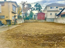 【東京都/練馬区三原台】練馬区三原台1丁目新築戸建・A号棟 現地（建築前）：全2棟 右区画