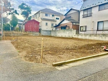 【東京都/練馬区三原台】練馬区三原台1丁目新築戸建・B号棟 現地（建築前）：全2棟 左側