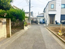 【東京都/練馬区三原台】練馬区三原台1丁目新築戸建・B号棟 前面通路：※前面通路：北側、幅員約4.0m、接面約4.6m 