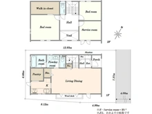 【東京都/台東区池之端】台東区池之端四丁目 中古戸建 間取り図