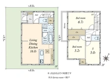 【埼玉県/上尾市大字上尾下】上尾市上尾下　中古戸建 間取り図