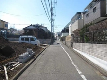 【東京都/調布市東つつじケ丘】調布市東つつじヶ丘2丁目　新築戸建　1号棟 前面道路