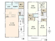 【東京都/八王子市台町】八王子市台町1丁目　中古戸建 間取り図
