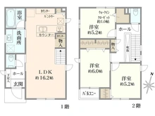 【東京都/日野市多摩平】日野市多摩平6丁目　新築戸建　3号地 間取り図