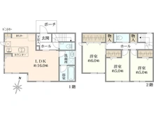 【東京都/日野市多摩平】日野市多摩平6丁目　新築戸建　7号地 間取り図