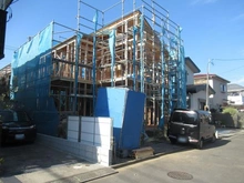 【東京都/稲城市矢野口】稲城市矢野口　新築戸建 建築中の外観