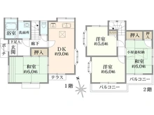 【東京都/東大和市高木】東大和市高木3丁目　戸建 間取り図