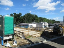 【神奈川県/川崎市多摩区生田】グランエクセラ生田4丁目 新築戸建 4号棟 建築中の外観:全5区画