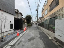 【東京都/文京区本駒込】文京区本駒込二丁目　新築戸建 前面道路