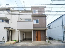 【東京都/北区上中里】北区上中里三丁目　中古戸建 外観：写真右側