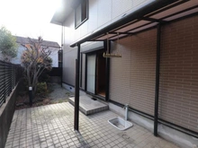 【大阪府/堺市西区浜寺昭和町】堺市西区浜寺昭和町1丁　中古戸建 庭：裏庭