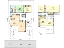 【大阪府/堺市西区浜寺昭和町】堺市西区浜寺昭和町1丁　中古戸建 間取り図