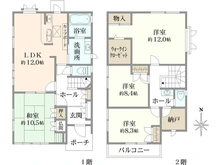 【大阪府/堺市堺区今池町】堺市堺区今池町4丁　中古戸建 間取り図