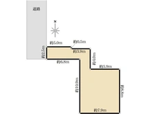 【東京都/国立市東】国立市東三丁目 区画図