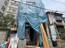 【東京都/品川区中延】品川区中延一丁目　新築戸建 建築中の外観
