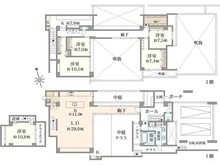 【愛知県/名古屋市瑞穂区松栄町】瑞穂区松栄町一丁目中古戸建 間取り図