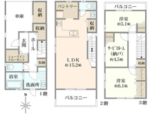 【愛知県/名古屋市昭和区池端町】名古屋市昭和区池端町二丁目中古戸建 間取り図