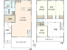 【愛知県/名古屋市千種区日岡町】千種区日岡町3丁目 中古戸建 間取り図