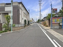 【愛知県/名古屋市名東区一社】名東区一社四丁目中古戸建（プラウドシーズン一社） 前面道路