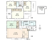 【愛知県/名古屋市名東区一社】名東区一社四丁目中古戸建（プラウドシーズン一社） 間取り図