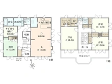【愛知県/名古屋市名東区西里町】名東区西里町　戸建 間取り図