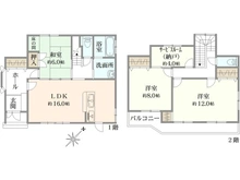 【愛知県/東海市加木屋町】東海市加木屋町　中古戸建 間取り図
