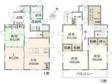 【神奈川県/横浜市磯子区磯子】磯子区磯子6丁目　中古戸建て 間取り図