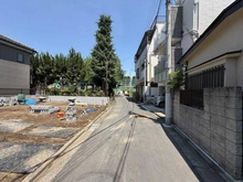 【東京都/北区西が丘】北区西が丘2丁目新築戸建　1号棟 前面道路