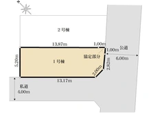 【東京都/足立区新田】足立区新田1丁目　新築戸建1号棟 区画図