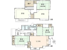 【京都府/宇治市木幡】京都府宇治市木幡南山畑　中古戸建 間取り図